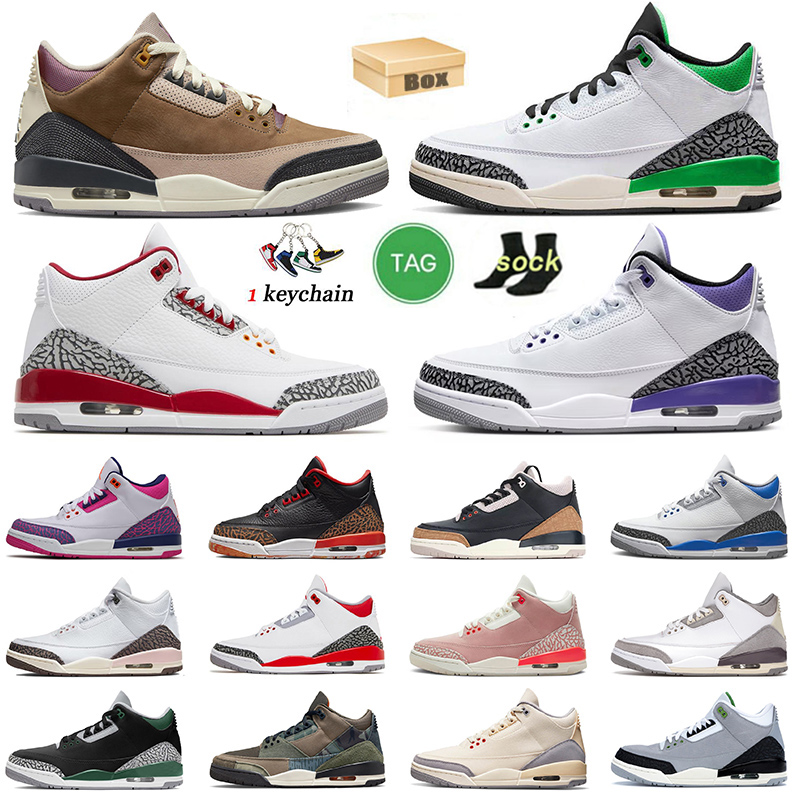 3s Jumpman With Box Basketball Shoes for Men Women OG 3 Archaeo Brown Lucky GreenDark Iris Pine Green Fire Cardinal Red Womens Black Cement Jordens Trainers US 13, C30 patchwork 36-47
3s Jumpman With Box Basketball Shoes for Men Women OG 3 Archaeo Brown Lucky GreenDark Iris Pine Green Fire Cardinal Red Womens Black Cement Jordens Trainers US 13, C30 patchwork 36-47
