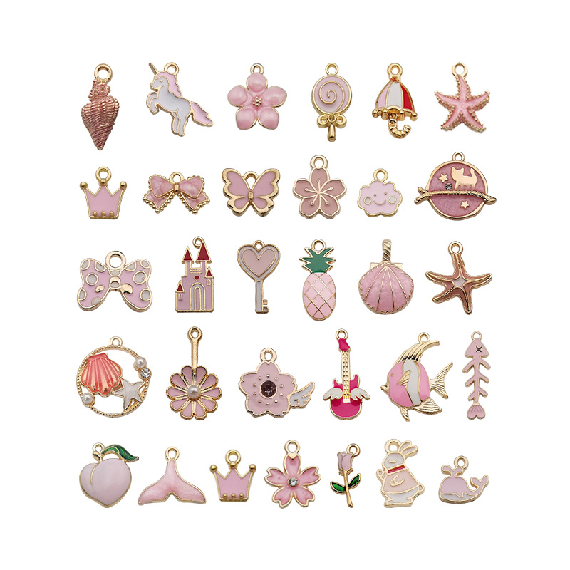 31pcs/lot Charms Pendant for Keychain Necklace Bracelet Earrings Jewelry Making Supplies Pink Cat Findings & Components Acessories Christmas Gift Wholesale
31pcs/lot Charms Pendant for Keychain Necklace Bracelet Earrings Jewelry Making Supplies Pink Cat Findings & Components Acessories Christmas Gift Wholesale