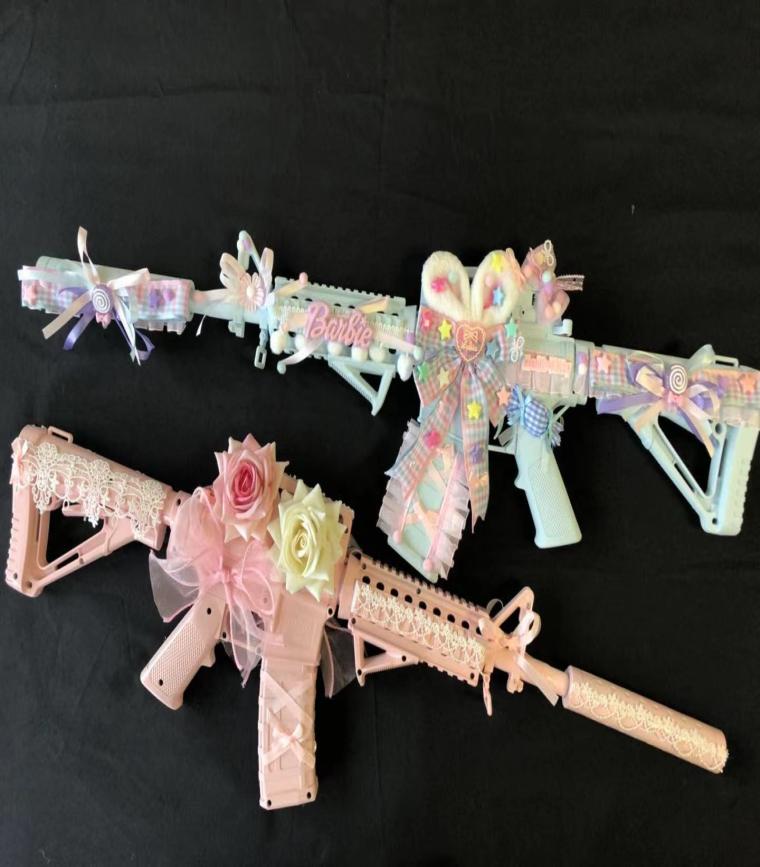 Lolita Gothic Toy Gun Model Cannot Shoot Pink Cute For Girls Cosplay Accessories Decoration Po Prop Outdoor
Lolita Gothic Toy Gun Model Cannot Shoot Pink Cute For Girls Cosplay Accessories Decoration Po Prop Outdoor