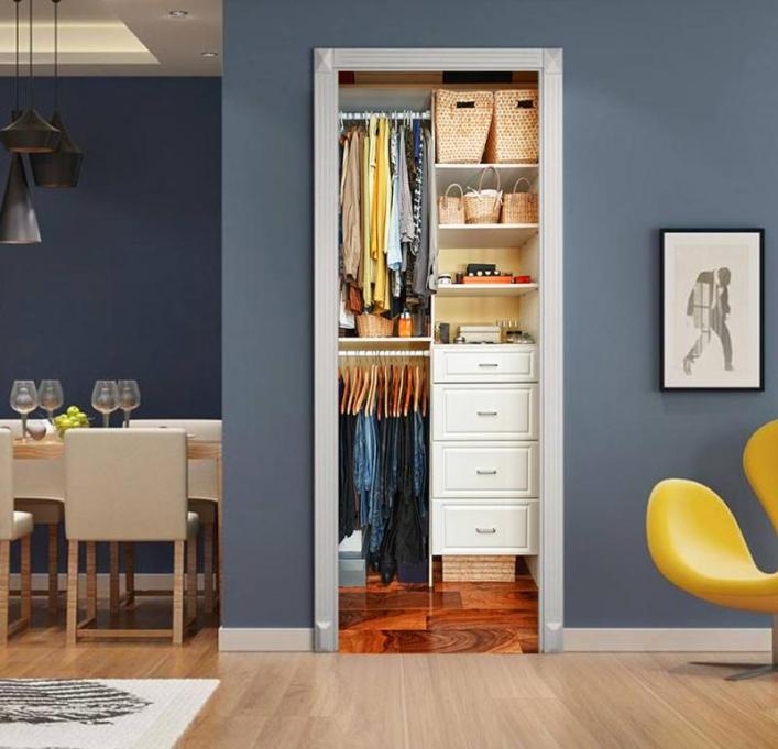 Other Decorative Stickers 3D Creative Wardrobe Door Wall Selfadhesive Waterproof Removable
Other Decorative Stickers 3D Creative Wardrobe Door Wall Selfadhesive Waterproof Removable