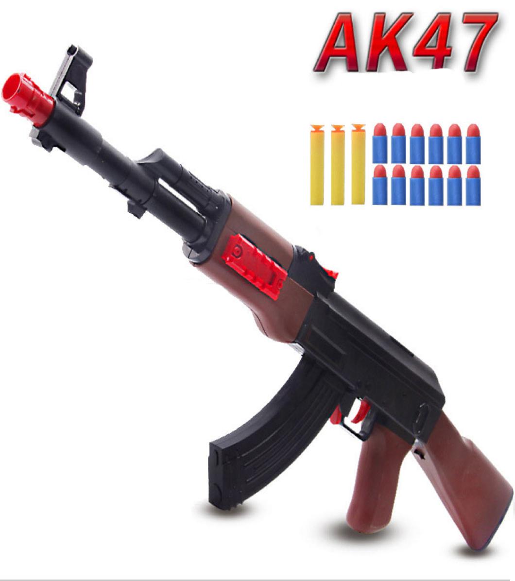 AK47 Toy Gun safe Soft Bullet Rifle Manual Simulation Blaster Silah For Adults CS Fighting Shooting Games
AK47 Toy Gun safe Soft Bullet Rifle Manual Simulation Blaster Silah For Adults CS Fighting Shooting Games