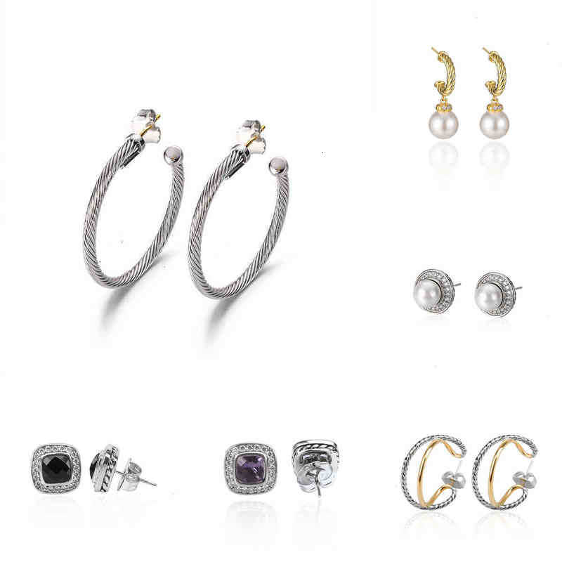 gold and pearl Earrings Ear Ring Designer Jewelry Womens Twisted Thread Earring Women White Gold Silver Fashion Versatile Plated Needle Twist Popular Accessories
gold and pearl Earrings Ear Ring Designer Jewelry Womens Twisted Thread Earring Women White Gold Silver Fashion Versatile Plated Needle Twist Popular Accessories