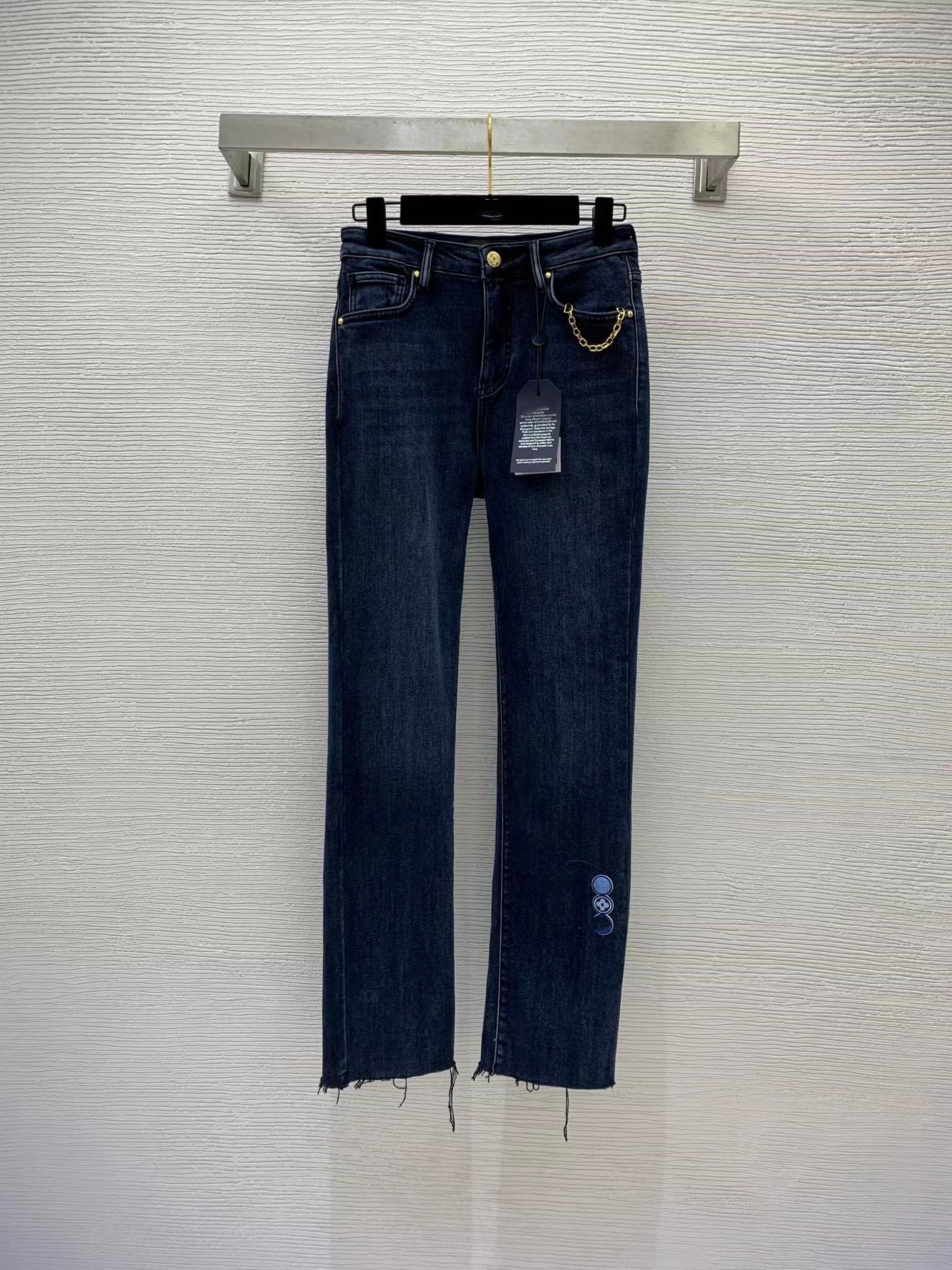 Milan Runway Jeans 2022 New Autumn Winter Fashion Designer Skinny Jeans Brand Same Style Luxury Women' Pants 1125-13, Blue
Milan Runway Jeans 2022 New Autumn Winter Fashion Designer Skinny Jeans Brand Same Style Luxury Women' Pants 1125-13, Blue
