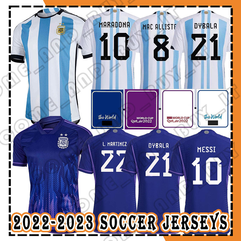 2022 World Cup Argentina Soccer Jerseys MESSIS MAC ALLISTER DYBALA DI MARIA MARTINEZ DE PAUL MARADONA child kids kit Men women football shirt, Women jersey+patch(agenting)
2022 World Cup Argentina Soccer Jerseys MESSIS MAC ALLISTER DYBALA DI MARIA MARTINEZ DE PAUL MARADONA child kids kit Men women football shirt, Women jersey+patch(agenting)