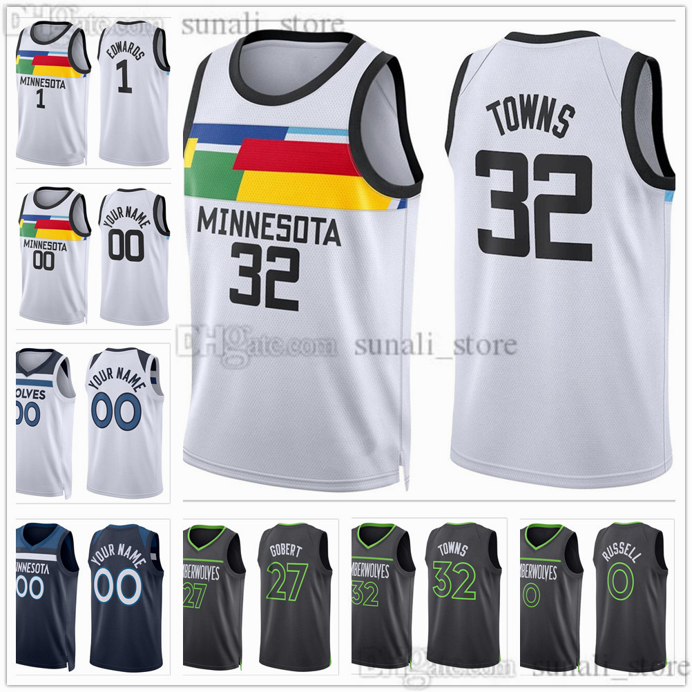 2022-23 Statement Grey Basketball Rudy 27 Gobert Jerseys Karl-Anthony 32 Towns D'Angelo 0 Russell Anthony 1 Edwards Jaden 3 McDaniels Bryn 10 Forbes City White Edition
2022-23 Statement Grey Basketball Rudy 27 Gobert Jerseys Karl-Anthony 32 Towns D'Angelo 0 Russell Anthony 1 Edwards Jaden 3 McDaniels Bryn 10 Forbes City White Edition