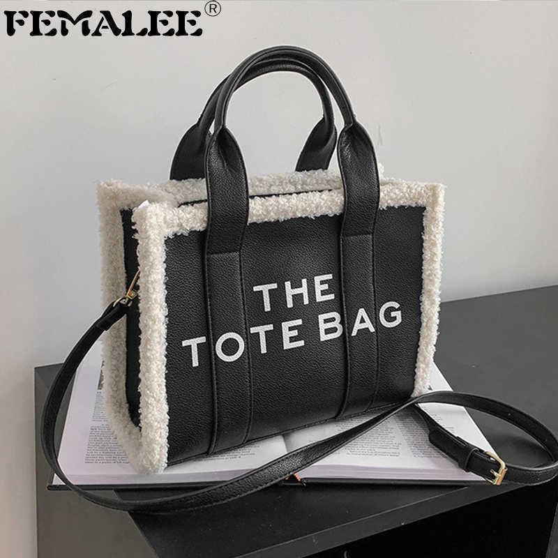 New Faux Fur Bordered Women's The Tote Bag Luxury Designer Women Handbags Famous Brand Large Shopper Crossbody Shoulder Bags221125, Red
New Faux Fur Bordered Women's The Tote Bag Luxury Designer Women Handbags Famous Brand Large Shopper Crossbody Shoulder Bags221125, Red