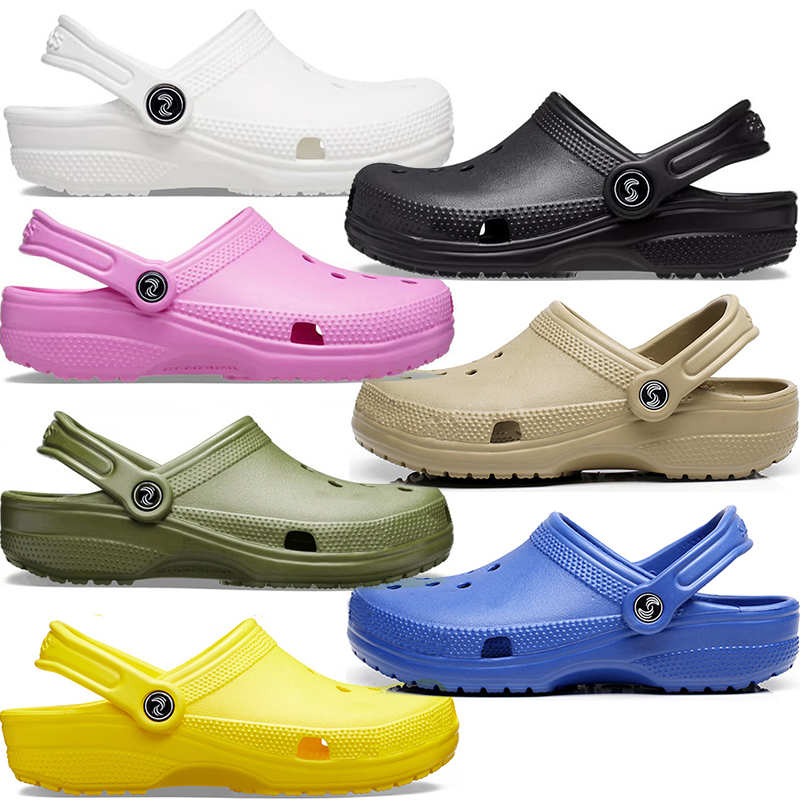 2023 Croc Clog designer Sandals slippers slides Buckle classic mens womens triple black white red Khaki bule pink Waterproof Shoes Nursing size 36-45
2023 Croc Clog designer Sandals slippers slides Buckle classic mens womens triple black white red Khaki bule pink Waterproof Shoes Nursing size 36-45