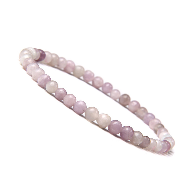 4mm Natural Stone Strands Beaded Bracelets Colorful beads Bracelet for Gift