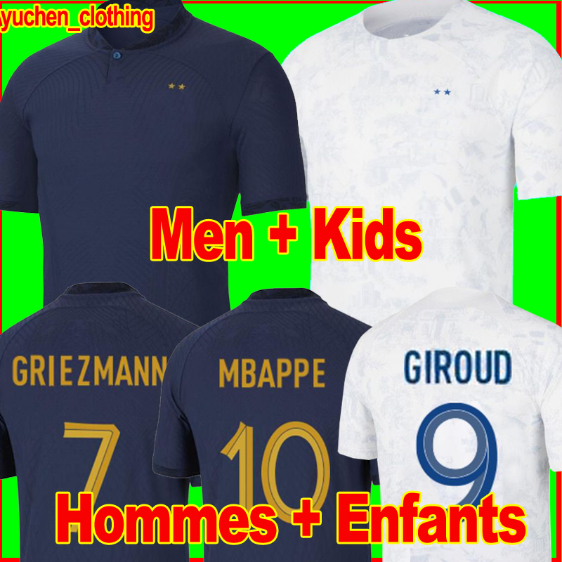 3XL 4XL Maillots de football 2022 Soccer Jerseys French BENZEMA Football shirts MBAPPE GRIEZMANN POGBA kante maillot foot kit top shirt hommes enfants MEN kids set, 2022 home women
3XL 4XL Maillots de football 2022 Soccer Jerseys French BENZEMA Football shirts MBAPPE GRIEZMANN POGBA kante maillot foot kit top shirt hommes enfants MEN kids set, 2022 home women