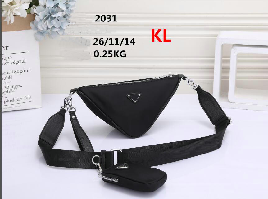 Womens 2pcs/set Nylon Shoulde Bags Diagonal Crossbody wallet Luxury Designer Crossbody Triangle bag girl Women Coin Purse hyt, Blue
Womens 2pcs/set Nylon Shoulde Bags Diagonal Crossbody wallet Luxury Designer Crossbody Triangle bag girl Women Coin Purse hyt, Blue