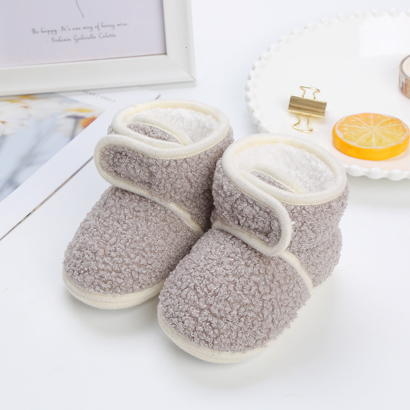 First Walkers Winter Sweet born Baby Girls Princess Boots Soft Soled Infant Toddler Kids Girl Footwear Shoes Booties 221125