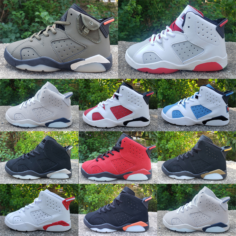6 Jumpman 6s University Blue Kids Outdoor Shoes Carmine DMP Red Oreo Black Infrared Designer Big Boys Girls Toddler Sneakers Children Trainers Size 28-35, As shown 3
6 Jumpman 6s University Blue Kids Outdoor Shoes Carmine DMP Red Oreo Black Infrared Designer Big Boys Girls Toddler Sneakers Children Trainers Size 28-35, As shown 3