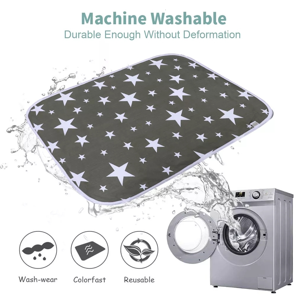kennels pens Washable Pet Pee Pad Diaper Mat Reusable s for Dogs Bed Urine Training Four Seasons 221124