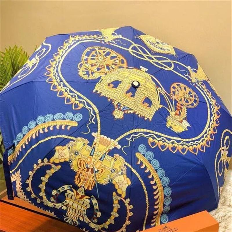 Fashion Designers UV Protection Umbrellas Full Automatic Folding Luxury Rainy Umbrella Women Men Outdoor Travel Sunshade Umbrellas, 00
Fashion Designers UV Protection Umbrellas Full Automatic Folding Luxury Rainy Umbrella Women Men Outdoor Travel Sunshade Umbrellas, 00