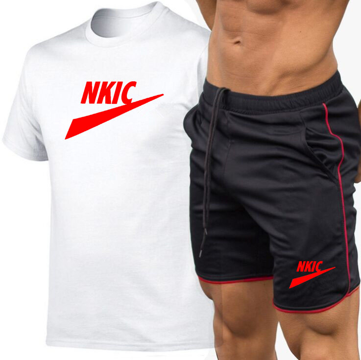 New Mens Running Set Tracksuits Breathable T-Shirt Shorts Sport shorts Sleeves Sports Suit Fitness Jogging Men Gym Marathon Clothes, Navy blue
New Mens Running Set Tracksuits Breathable T-Shirt Shorts Sport shorts Sleeves Sports Suit Fitness Jogging Men Gym Marathon Clothes, Navy blue