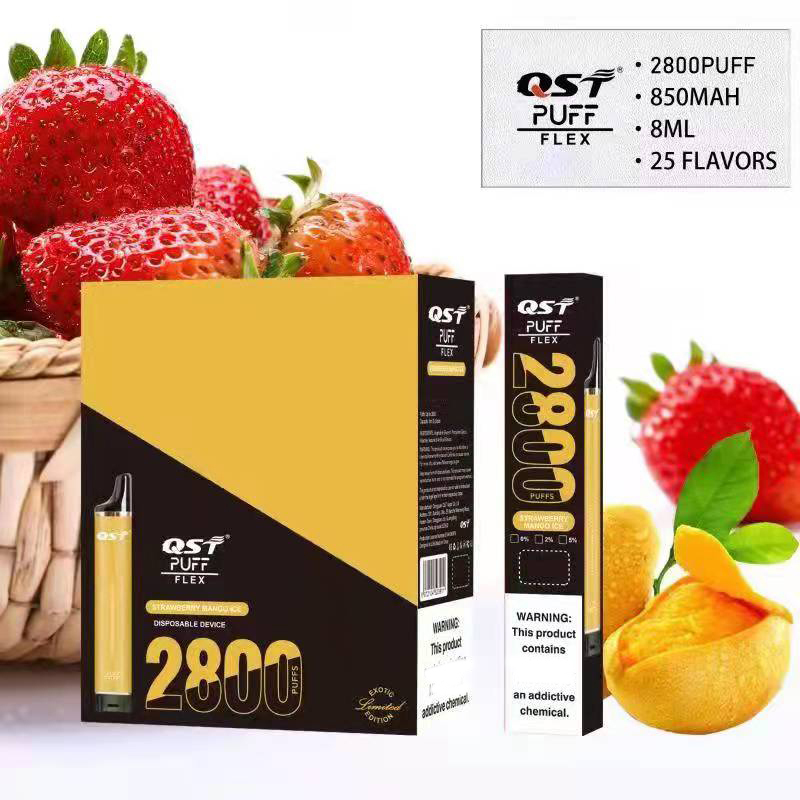 Disposable Vape PUFF2800 Puffs E Cigarette Device Electronic Cigarettes Vapor 2% 5% VS QST PUFF FLEX 25 Colors
Disposable Vape PUFF2800 Puffs E Cigarette Device Electronic Cigarettes Vapor 2% 5% VS QST PUFF FLEX 25 Colors