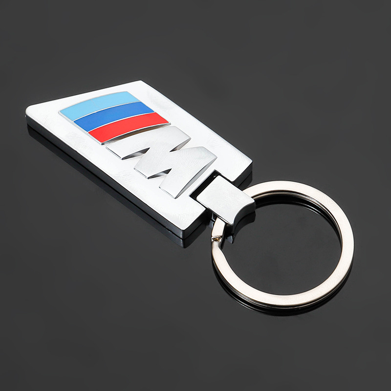 For BMW M Sport Car Keychain Key Ring Holder Three Color To E46 E39 E60 E90 F10 F30 E36 X5 Sports modified logo Key Chain