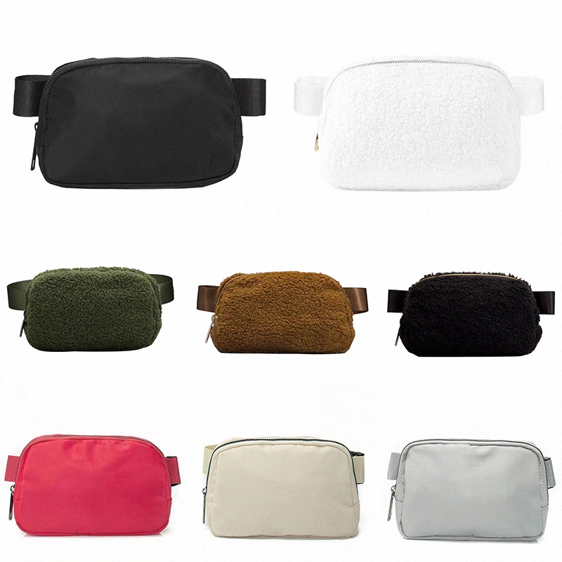Outdoor Waist Belt Bags Women Men Bag Gym Elastic Adjustable Strap Zipper Fanny Pack, Customize