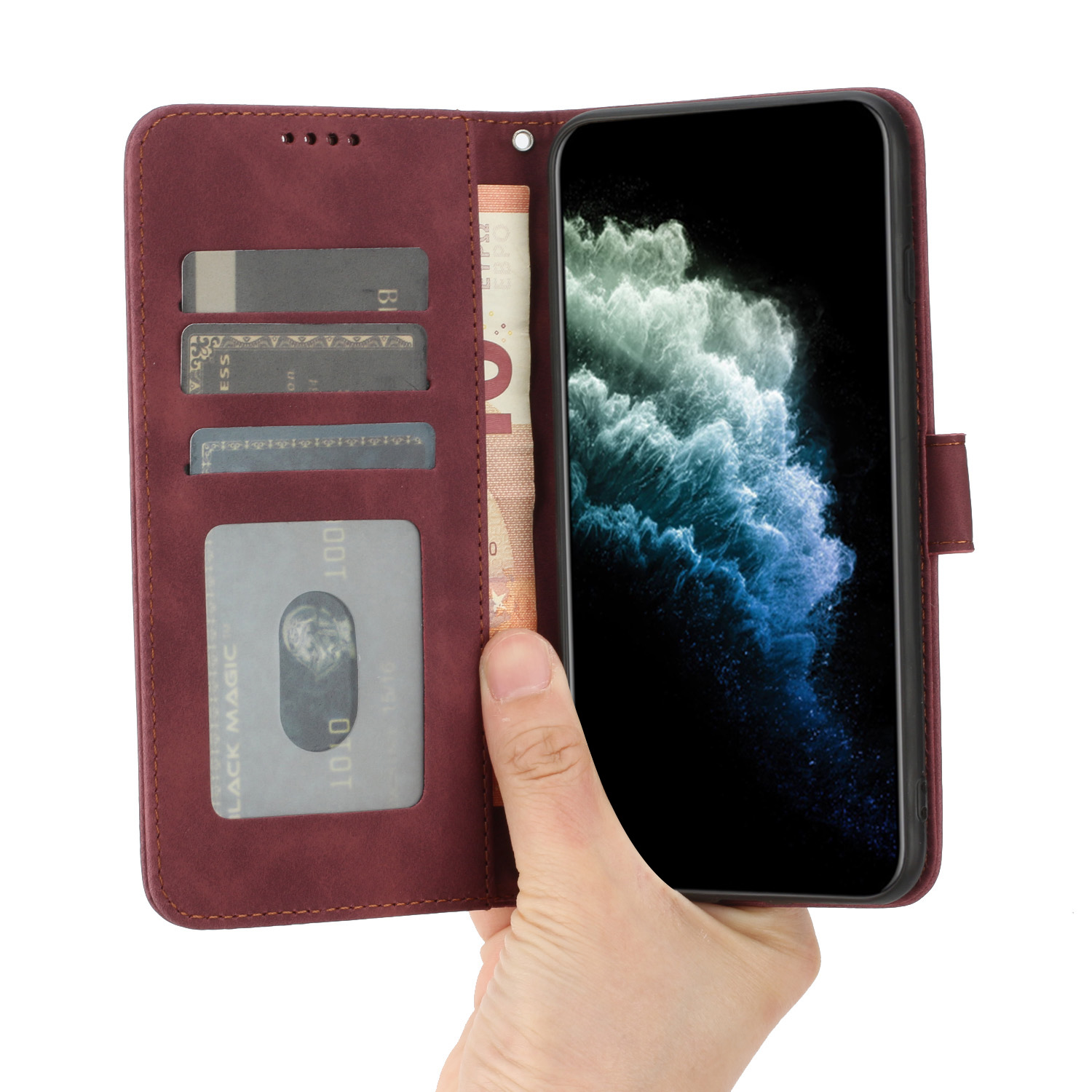 Phone Cases For Samsung A14 A13 A33 A53 A73 A23E A32 A22 A12 A52 A04s 4G 5G Wallet PU Leather TPU Case Funda With Lanyard, Wine red
Phone Cases For Samsung A14 A13 A33 A53 A73 A23E A32 A22 A12 A52 A04s 4G 5G Wallet PU Leather TPU Case Funda With Lanyard, Wine red