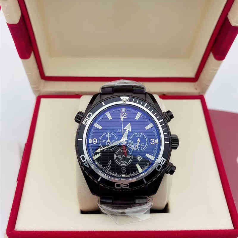Luminous by Chronograph Waterproof Montre AAAAA Sapphire Super Mens Watches 3atm Watch Fashion Wristwatches Full De Luxe Stainless Watcehes510 Steel S1MU, Color4
Luminous by Chronograph Waterproof Montre AAAAA Sapphire Super Mens Watches 3atm Watch Fashion Wristwatches Full De Luxe Stainless Watcehes510 Steel S1MU, Color4