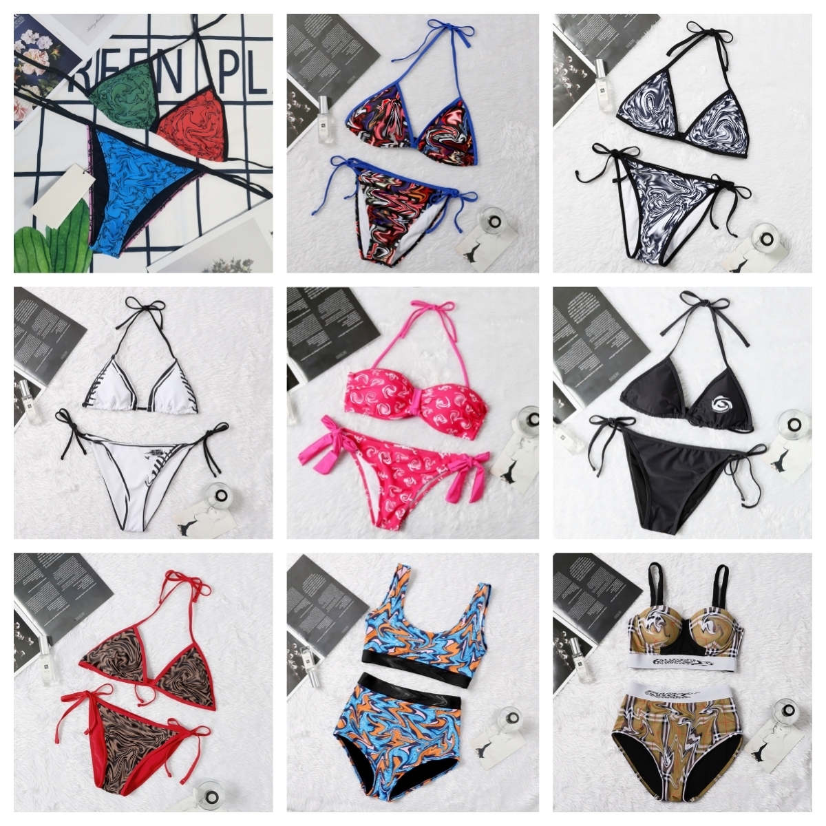 Designer Women Swimsuit Sexy Girls Bathing Suit Textile Summer Swimwear Beach Bikinis Set Brand Letter Pattern Ladies Bodysuit Swim Clothing, As picture
Designer Women Swimsuit Sexy Girls Bathing Suit Textile Summer Swimwear Beach Bikinis Set Brand Letter Pattern Ladies Bodysuit Swim Clothing, As picture