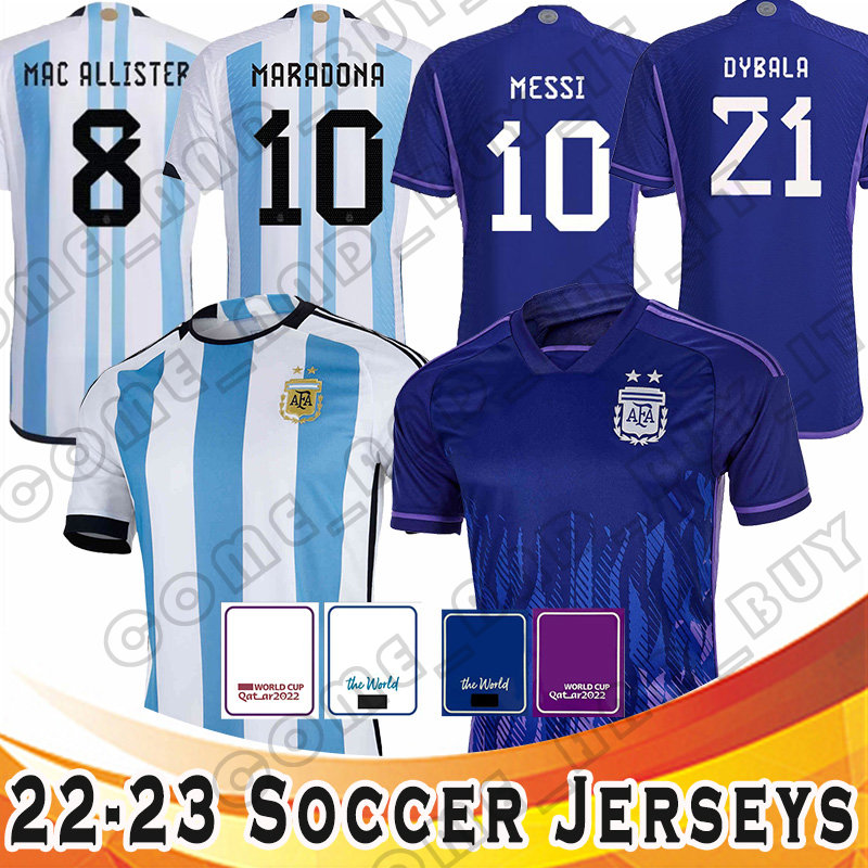 Argentina soccer Jersey Fans player version 2022 DYBALA MARTINEZ Maradona de paul football shirt 22 23 MESSIS Men women Kids sets uniform with di mari, Kids jersey+patch(agenting)
Argentina soccer Jersey Fans player version 2022 DYBALA MARTINEZ Maradona de paul football shirt 22 23 MESSIS Men women Kids sets uniform with di mari, Kids jersey+patch(agenting)