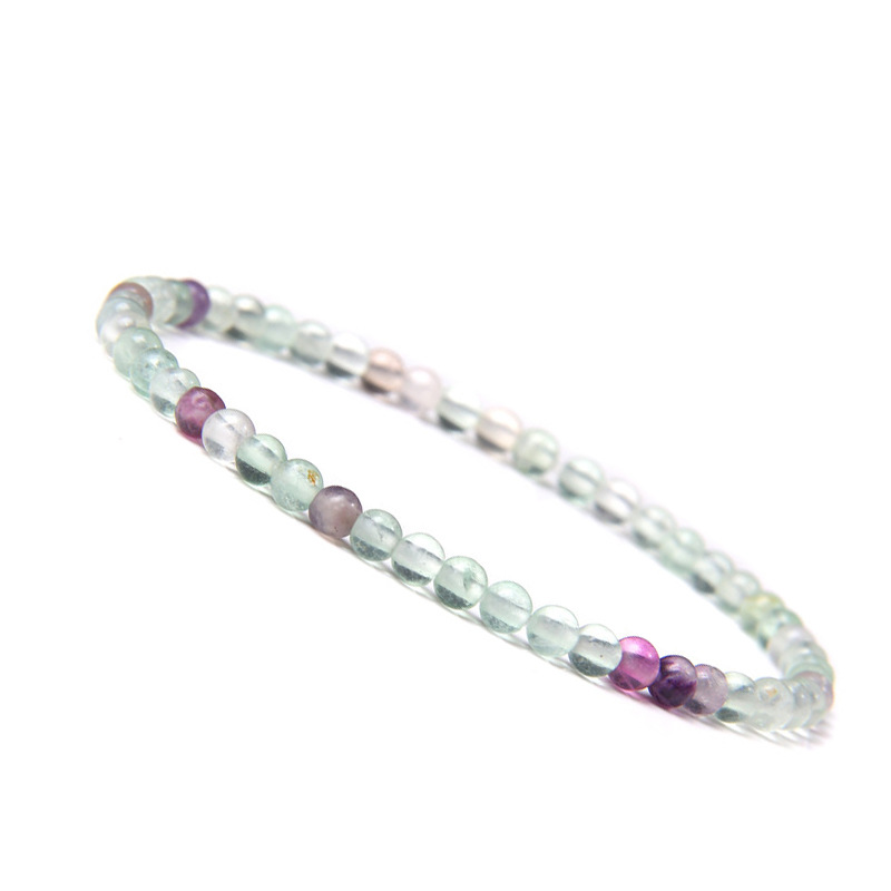 4mm Natural Stone Strands Beaded Bracelets Colorful beads Bracelet for Gift