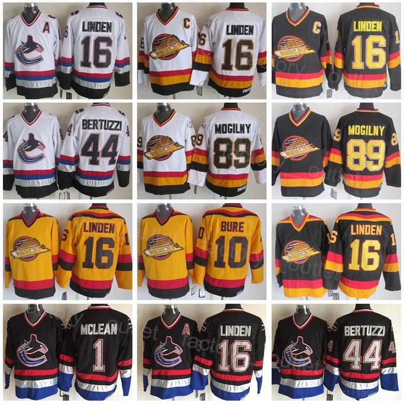 Throwback Vancouver Retro Canucks Hockey 89 Alexander Mogilny Jersey 44 Todd Bertuzzi 16 Trevor Linden Vintage Team Color Red White Green
Throwback Vancouver Retro Canucks Hockey 89 Alexander Mogilny Jersey 44 Todd Bertuzzi 16 Trevor Linden Vintage Team Color Red White Green