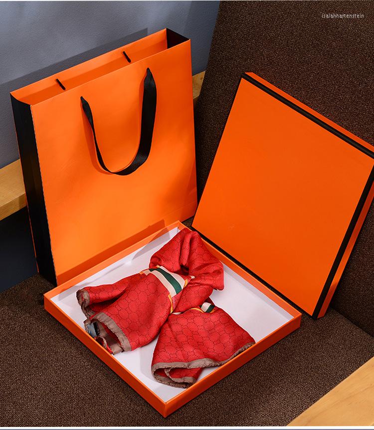 Scarves Square Scarf Box Bag Set For Silk Cashmere Orange Gift Present Hardboard Art Paper
Scarves Square Scarf Box Bag Set For Silk Cashmere Orange Gift Present Hardboard Art Paper