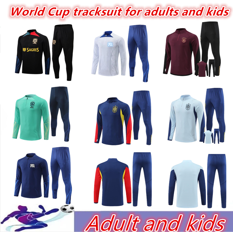 2022 World Cup Men and kids jogging tracksuit uniform Spain track field jersey PEDRI MORATA PEDRI Espana Camiseta Training shirt Brazil Portugal FR ., Black
2022 World Cup Men and kids jogging tracksuit uniform Spain track field jersey PEDRI MORATA PEDRI Espana Camiseta Training shirt Brazil Portugal FR ., Black