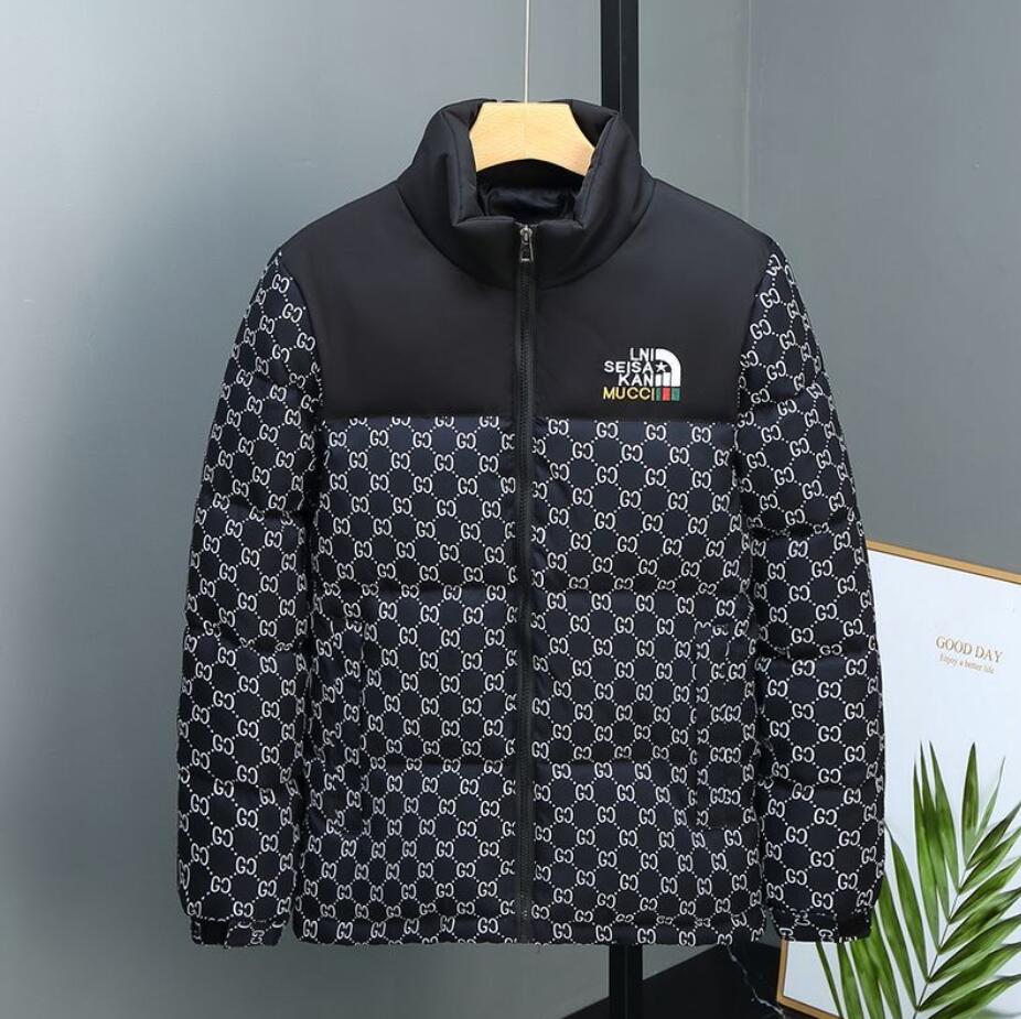 Designer Luxury Classic Winter Men Jackets Women Down Fashion Hip Hop Cap Pattern Print Coats Outdoor Warm Casual Coat