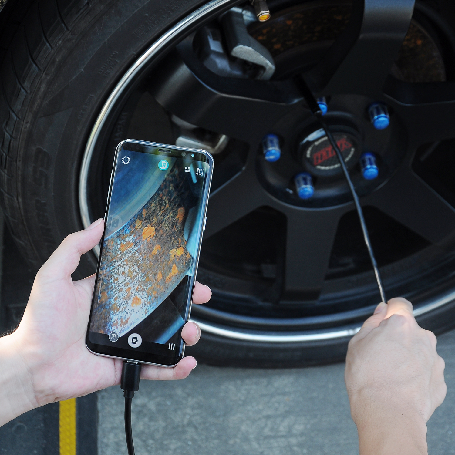 8MM HD Endoscope Camera USB Mini Waterproof 1-10M Hard Soft Cable Snake Tube Inspection Borescope Cameras For Android Smartphone Loptop PC Notebook 6 