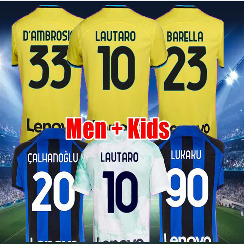 2022 2023 LUKAKU soccer jerseys CORREA DZEKO BARELLA LAUTARO SKRINIAR DE VRIJ 22 23 football shirt uniforms men kids kit sets BROZOVIC Inter MilanS, Green
2022 2023 LUKAKU soccer jerseys CORREA DZEKO BARELLA LAUTARO SKRINIAR DE VRIJ 22 23 football shirt uniforms men kids kit sets BROZOVIC Inter MilanS, Green