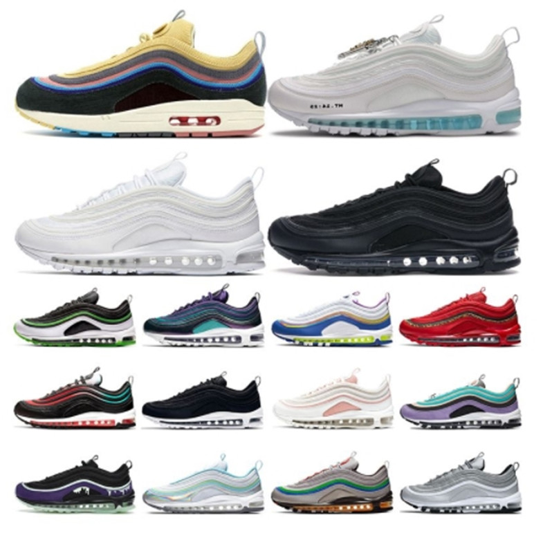 97 97s Running OG Shoes Airmaxs Satan Triple Black White Mschf Jesus Reflective Bred The Undefeated Mens Men Women Sean Wotherspoon Max, 20
97 97s Running OG Shoes Airmaxs Satan Triple Black White Mschf Jesus Reflective Bred The Undefeated Mens Men Women Sean Wotherspoon Max, 20