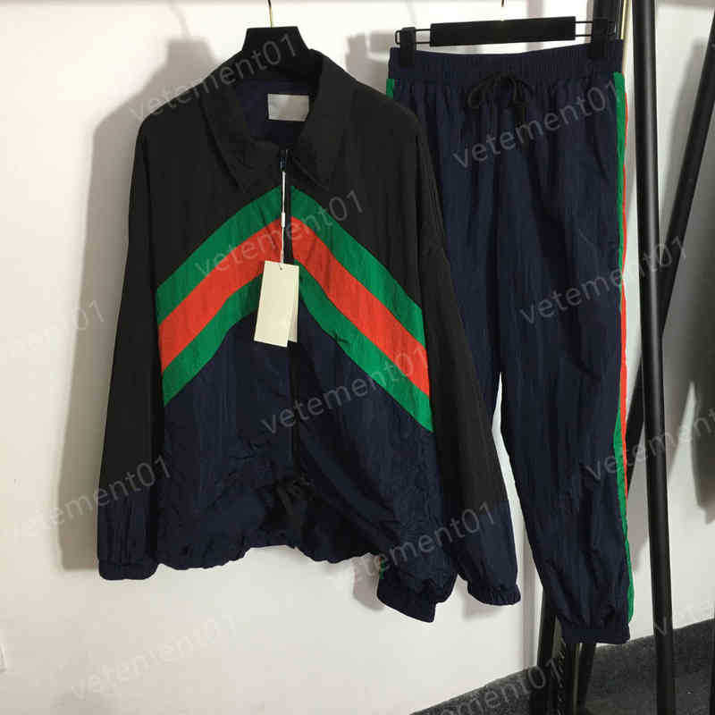 Women Two Piece Pants Lapel Cardigan Long Sleeve Zip Jacket And Casual Pants 2 Piece Sets Embroidered Letter Print Fashion Colorblock Designer Tracksuits
Women Two Piece Pants Lapel Cardigan Long Sleeve Zip Jacket And Casual Pants 2 Piece Sets Embroidered Letter Print Fashion Colorblock Designer Tracksuits