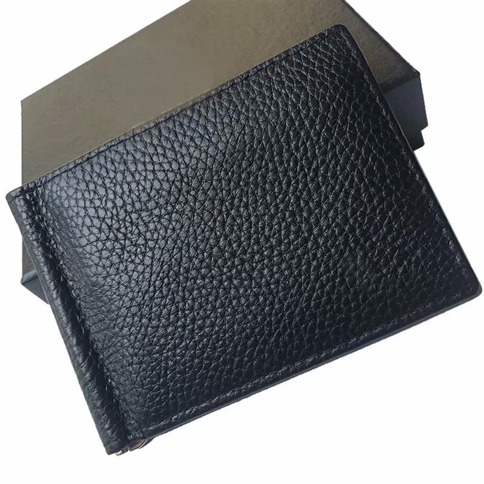 2021 Wallet for Credit Cards Mens Purses Leather Genuine High Quality Wallets Card Holder Money Clip Men's Purse With box2185, Black
2021 Wallet for Credit Cards Mens Purses Leather Genuine High Quality Wallets Card Holder Money Clip Men's Purse With box2185, Black