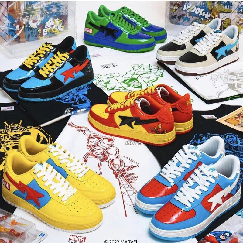 Bapestas Baped Men Women Casual Shoes Sneaker BapeSta Fashion SK8 Sta Camo Black White Green Red Orange Camouflage Trainer Sports Sneakers Platform Shoe With Socks, 15
Bapestas Baped Men Women Casual Shoes Sneaker BapeSta Fashion SK8 Sta Camo Black White Green Red Orange Camouflage Trainer Sports Sneakers Platform Shoe With Socks, 15