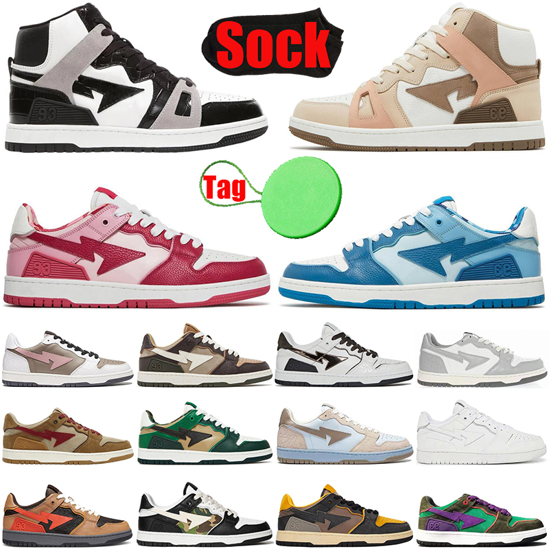 bapestars sk8 sta low baped Designer casual shoes 93 HI high mens womens shoe lows camo Blue Pink Triple White Plate-forme luxury trainers sports sneakers top, #17
bapestars sk8 sta low baped Designer casual shoes 93 HI high mens womens shoe lows camo Blue Pink Triple White Plate-forme luxury trainers sports sneakers top, #17