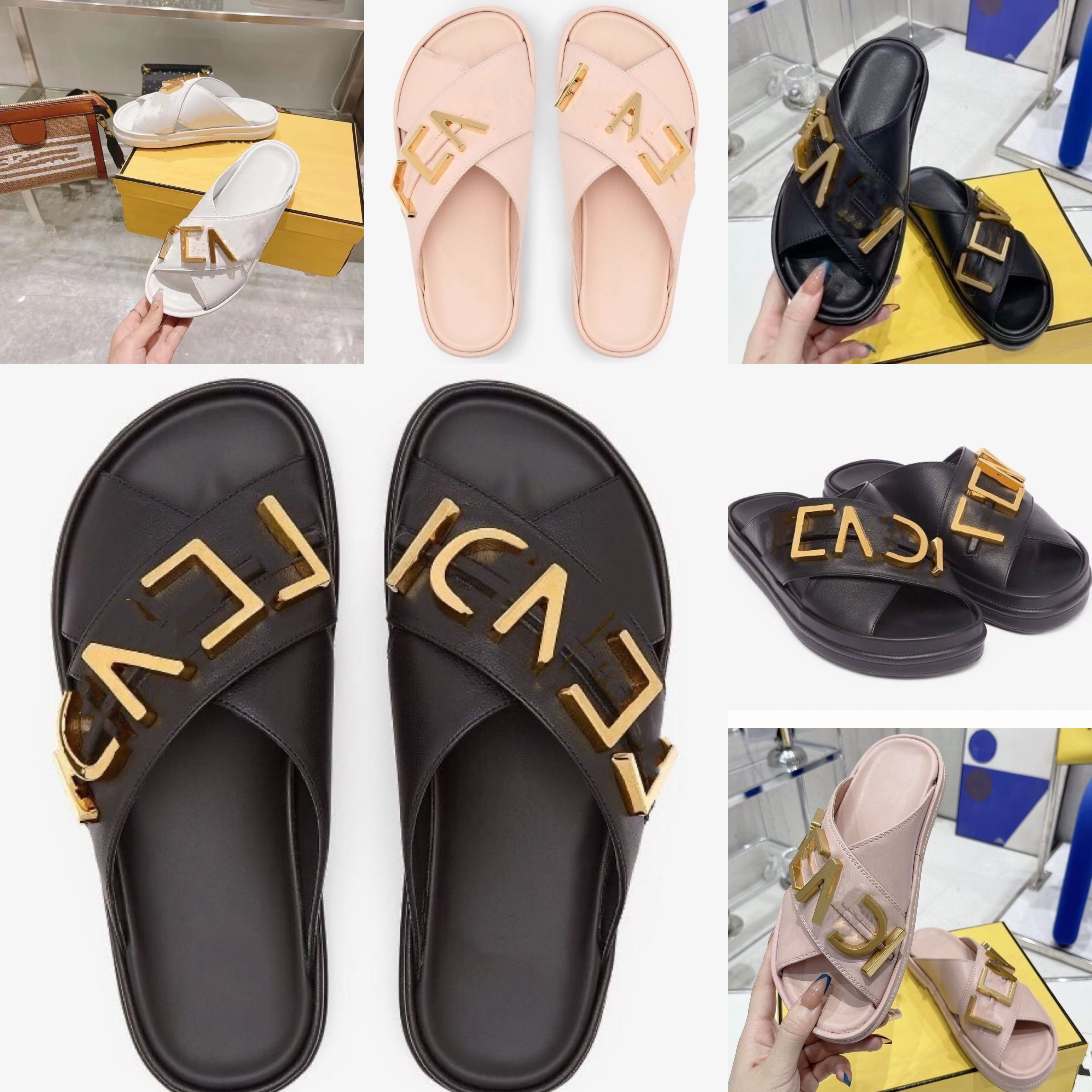 New slippers Fashion platform sandals Metal buckle luxury flats Cross vintage youth cowhide non-slip deodorant Breathable beach flip-flops 36-46, White
New slippers Fashion platform sandals Metal buckle luxury flats Cross vintage youth cowhide non-slip deodorant Breathable beach flip-flops 36-46, White