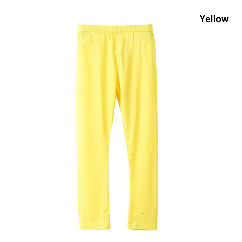 Trousers Girl Pants Soft Elastic Modal Cotton Kids Leggings Candy Color Girls Skinny Solid 213Y Children 221125