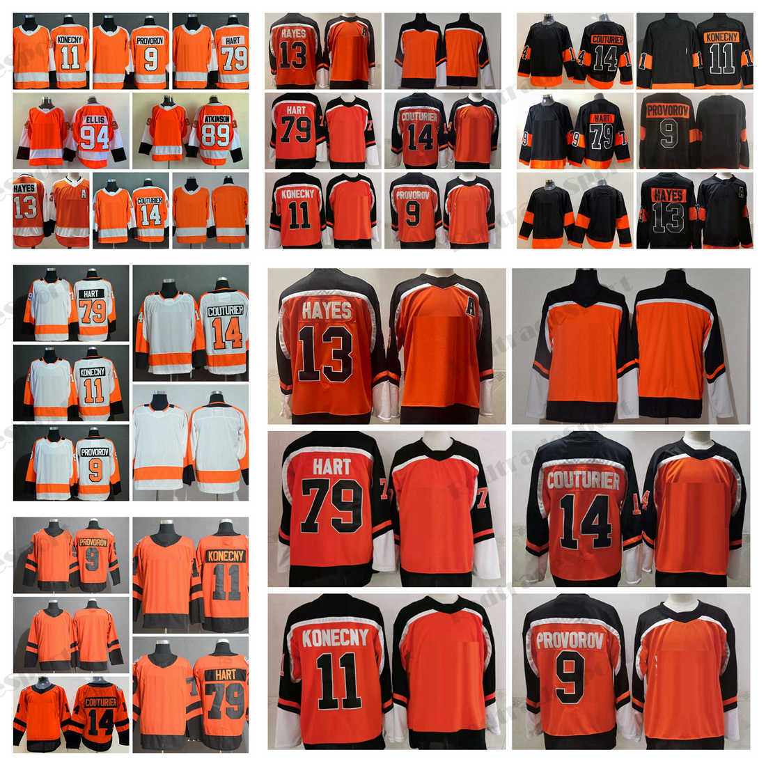 2021 Reverse Retro Hockey Jerseys 89 Cam Atkinson 94 Ryan Ellis 14 Sean Couturier 79 Carter Hart 11 Travis Konecny 9 Ivan Provorov 13 Kevin''Nhl''shirt, White 
2021 Reverse Retro Hockey Jerseys 89 Cam Atkinson 94 Ryan Ellis 14 Sean Couturier 79 Carter Hart 11 Travis Konecny 9 Ivan Provorov 13 Kevin''Nhl''shirt, White