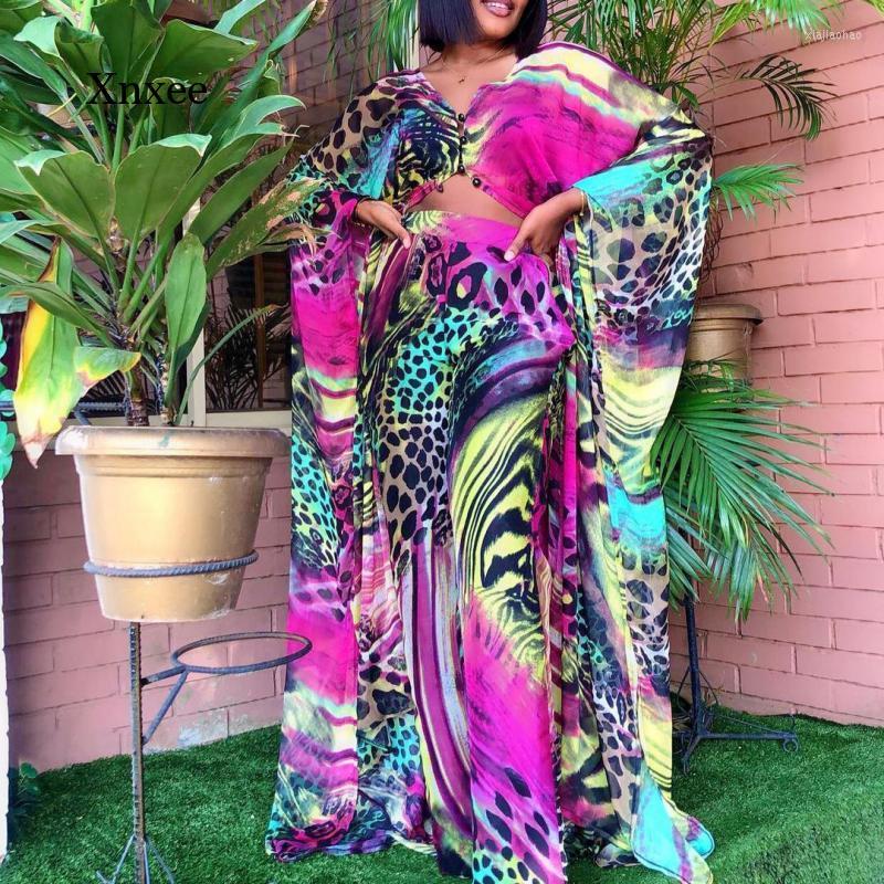 Women's Two Piece Pants Wide Leg Trousers Chiffon 2 Set 2022 African Ethnic Style Sexy Full Sleeve Suit Women Long Top Pant Summer Outfits
Women's Two Piece Pants Wide Leg Trousers Chiffon 2 Set 2022 African Ethnic Style Sexy Full Sleeve Suit Women Long Top Pant Summer Outfits