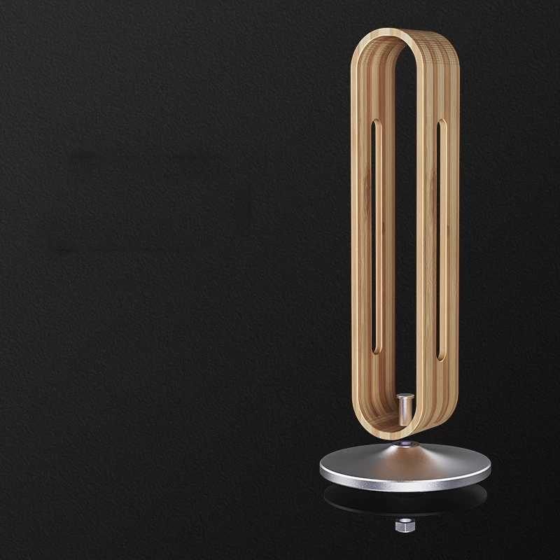 2025 new Car Stand Bamboo Wood Aluminum Headphone Holder Gaming Earphone Table Display Rack Hanger Bracket For Ov