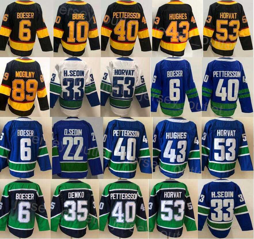 Men Blank Reverse Retro Hockey 53 Bo Horvat Jersey 6 Brock Boeser 40 Elias Pettersson 43 Quinn Hughes 35 Thatcher Demko 22 Daniel Sedin 33''Nhl''shirt, Navy
Men Blank Reverse Retro Hockey 53 Bo Horvat Jersey 6 Brock Boeser 40 Elias Pettersson 43 Quinn Hughes 35 Thatcher Demko 22 Daniel Sedin 33''Nhl''shirt, Navy