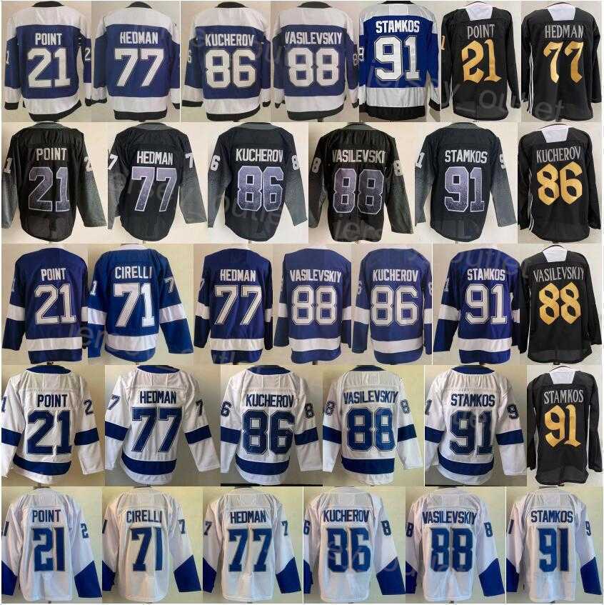 Men Reverse Retro Hockey 91 Steven Stamkos Jersey Blank 21 Brayden Point 77 Victor Hedman 86 Nikita Kucherov 88 Andrei Vasilevskiy 71''Nhl''shirt, With champions patch
Men Reverse Retro Hockey 91 Steven Stamkos Jersey Blank 21 Brayden Point 77 Victor Hedman 86 Nikita Kucherov 88 Andrei Vasilevskiy 71''Nhl''shirt, With champions patch