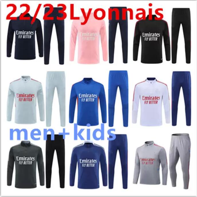 22 23 Lyon soccer tracksuit men and kids Survetement 2023 Lyonnais L.PAQUETA OL AOUAR Football training suit Jogging sets, Black
22 23 Lyon soccer tracksuit men and kids Survetement 2023 Lyonnais L.PAQUETA OL AOUAR Football training suit Jogging sets, Black