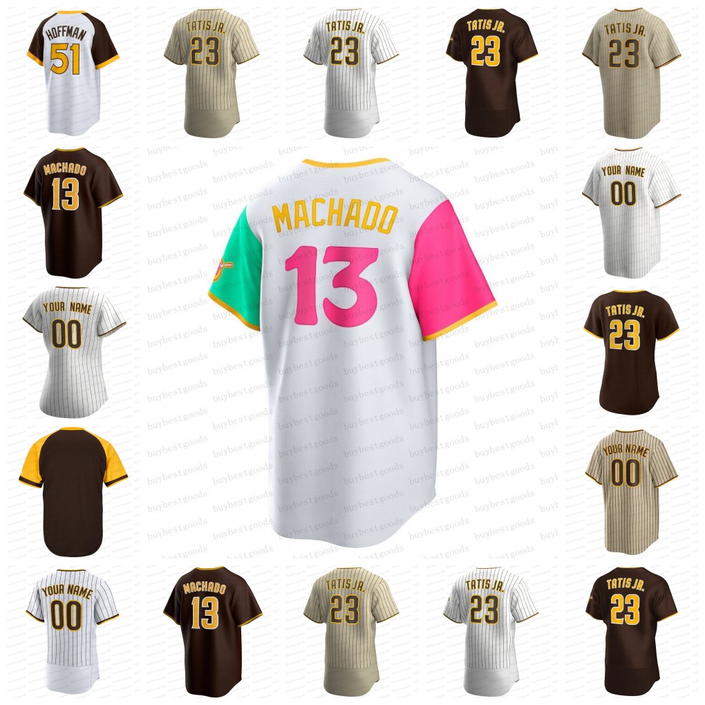 Baseball Jerseys City Connect Jersey San Diego Xander Bogaerts Manny Machado Fernando Tatis Jr. Juan Soto Joe Musgrove Yu Darvish Wil Myers Jorge Alfaro Stitch