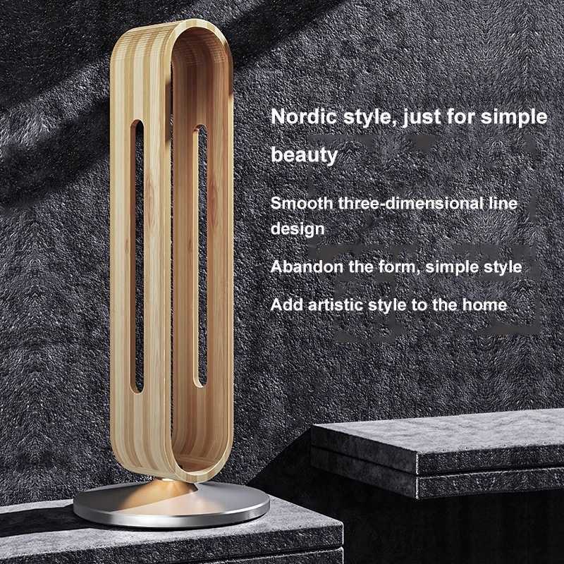 2025 new Car Stand Bamboo Wood Aluminum Headphone Holder Gaming Earphone Table Display Rack Hanger Bracket For Ov