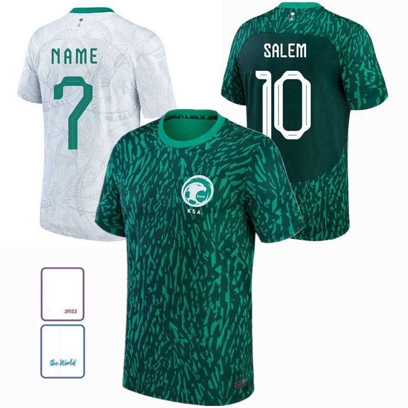 2022 2023 Saudi Arabia Soccer Jerseys FIRAS SALEM SALEH SULTAN BAHEBRI HASSAN ASIRI MUWALLAD ABED KANNO national team home away 22 23 football men and kids shirt
2022 2023 Saudi Arabia Soccer Jerseys FIRAS SALEM SALEH SULTAN BAHEBRI HASSAN ASIRI MUWALLAD ABED KANNO national team home away 22 23 football men and kids shirt
