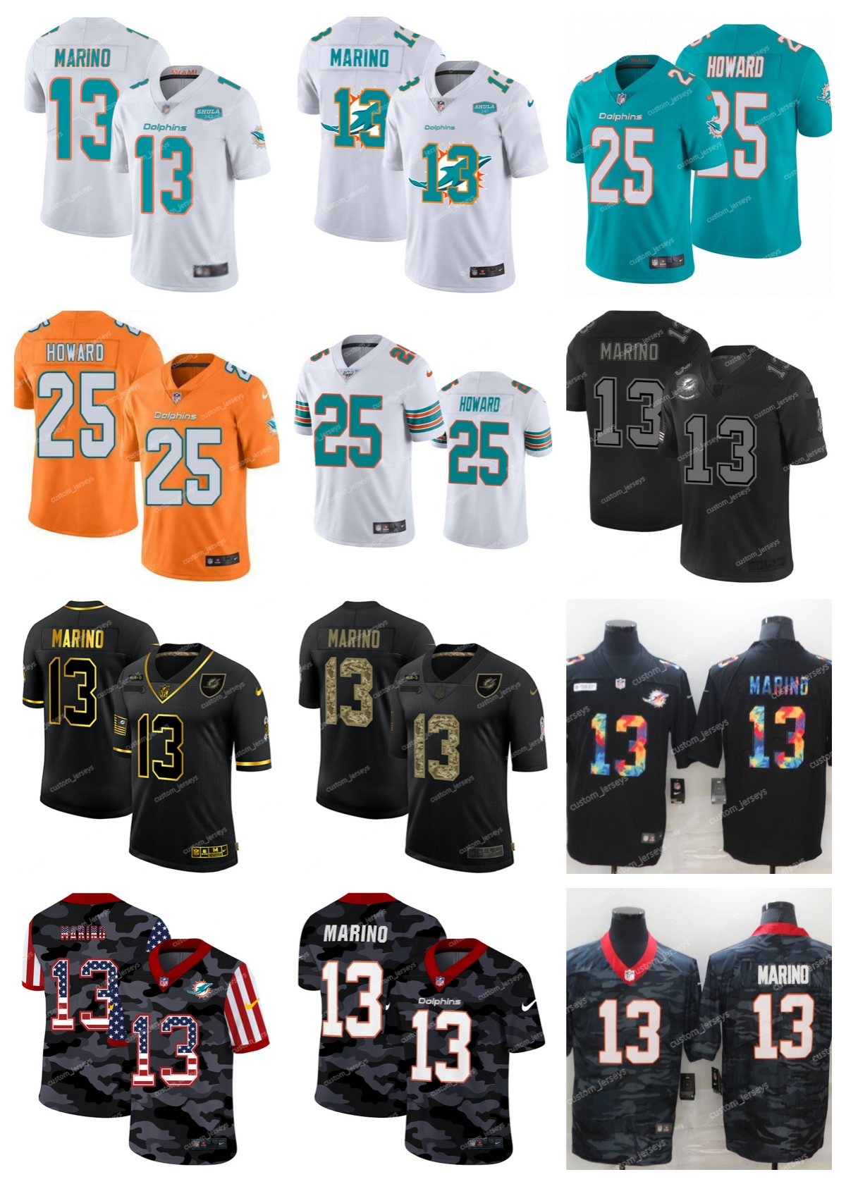 Miami''Dolphins''Men Jersey Women Youth 13 Dan Marino Custom USA Flag 2022 Salute To Service Limited Stitched''NFL''Football Jerseys
Miami''Dolphins''Men Jersey Women Youth 13 Dan Marino Custom USA Flag 2022 Salute To Service Limited Stitched''NFL''Football Jerseys